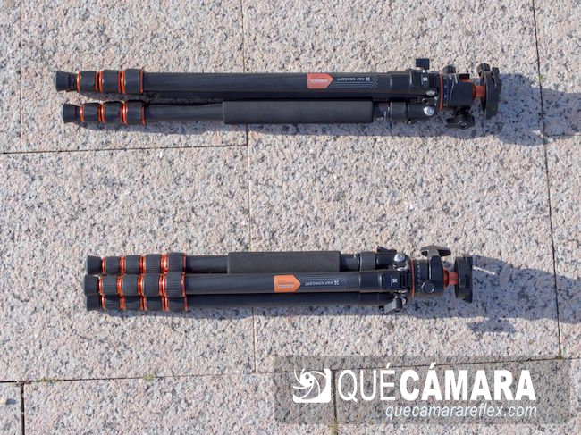 Trípode A254C4 comparativa con A255C2