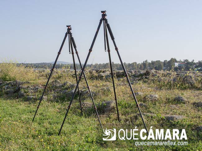 Trípode A254C4 comparativa con A255C2