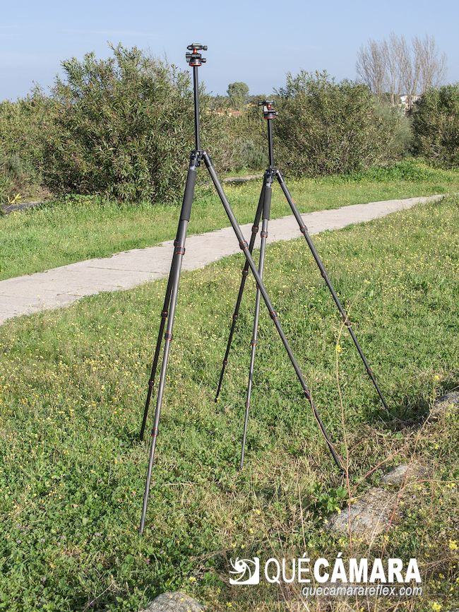 Trípode A254C4 comparativa con A255C2
