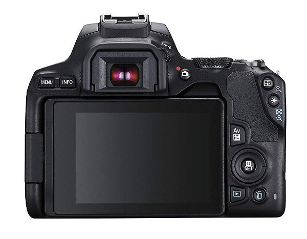 Canon EOS 250D / Vista posterior pantalla y controles