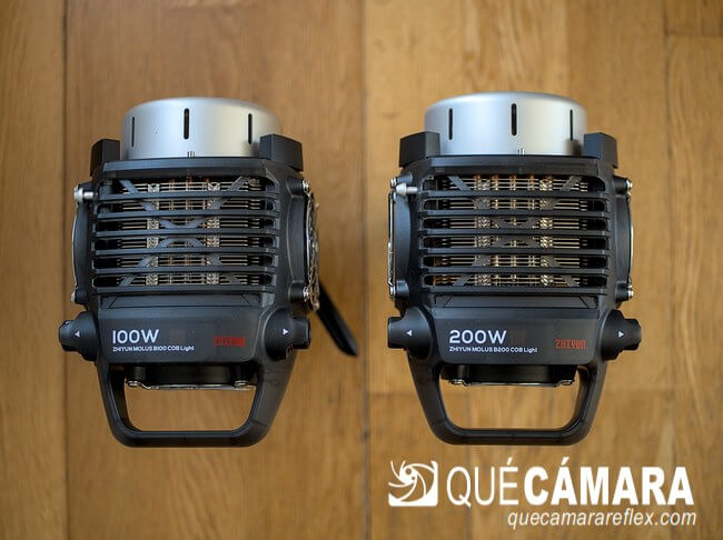 ZHIYUN Molus B Series - B100 vs B200 tamaño